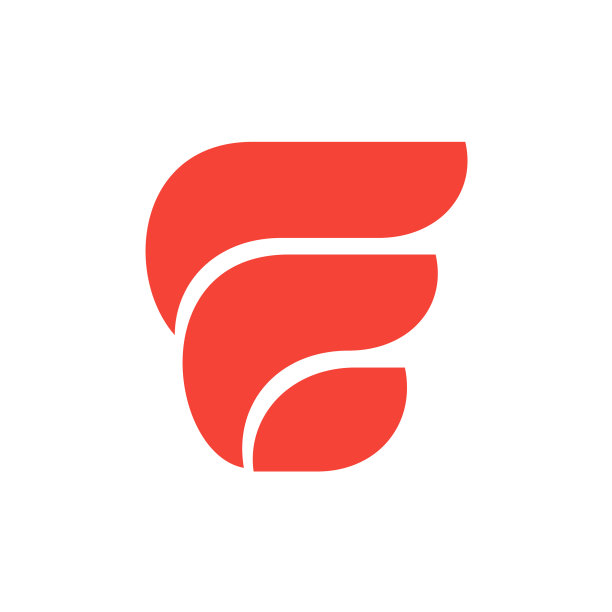 彩色抽象标志设计模板图片下载