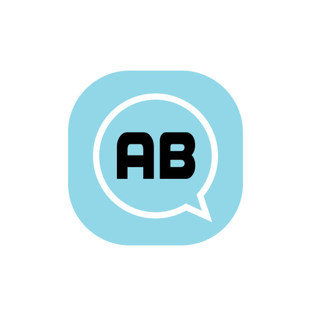 字母AB模板设计图片下载
