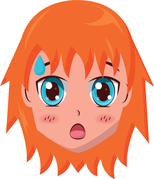 脸女孩动漫漫画图片下载