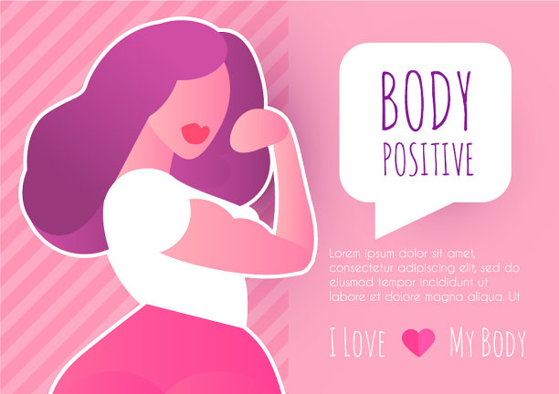 身体积极快乐和美丽的加码女孩图片下载