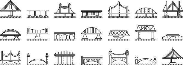 桥图标设置轮廓样式图片下载