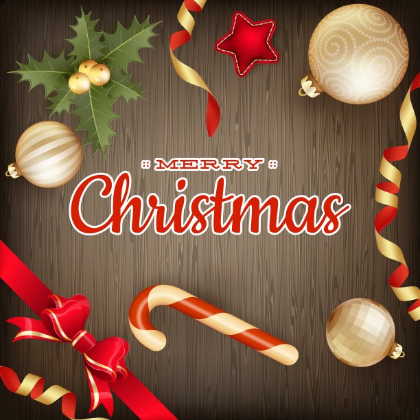 圣诞贺卡EPS 10图片下载