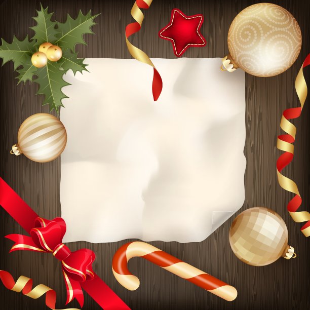 圣诞贺卡EPS 10图片下载