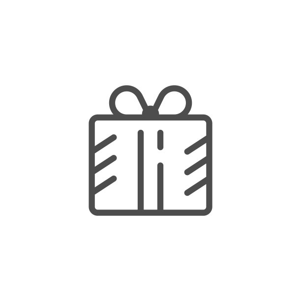 礼品线条图标图片下载