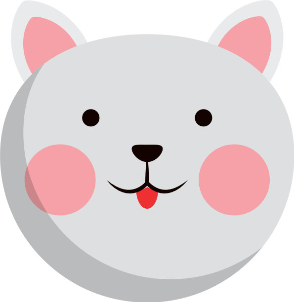 猫可爱的动物头图片下载