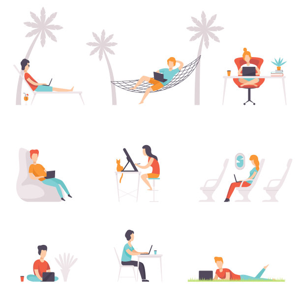 有笔记本电脑的人，还有图片下载