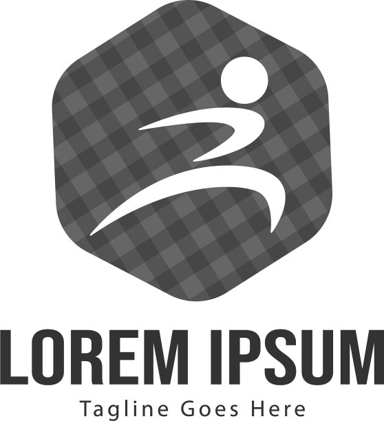 运动标志模板设计极简运动图片下载