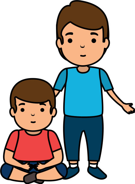 父子性格图片下载