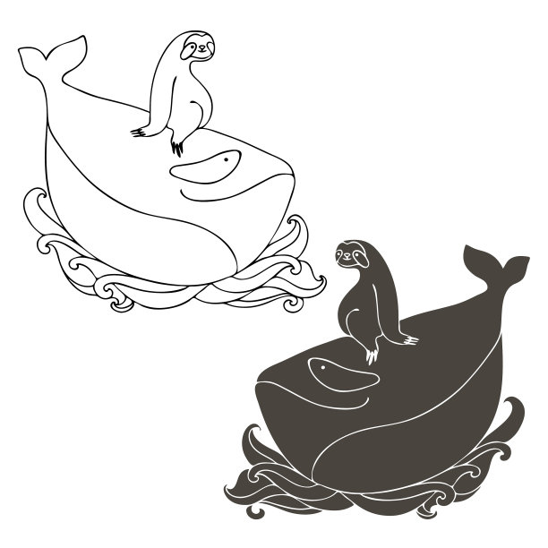 孤立的设计与轮廓图纸懒惰和图片下载