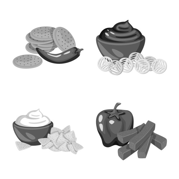 设计的口味和烹饪图标集图片下载