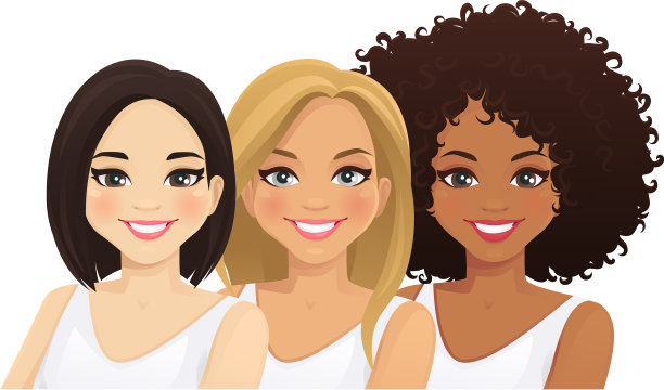 多民族的女性图片下载