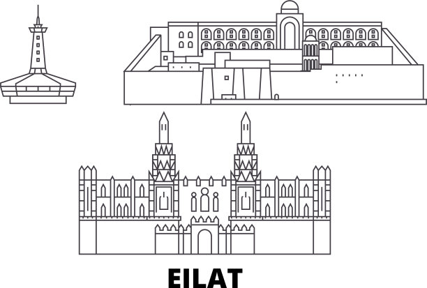 以色列埃拉特线旅游地平线设定以色列图片下载