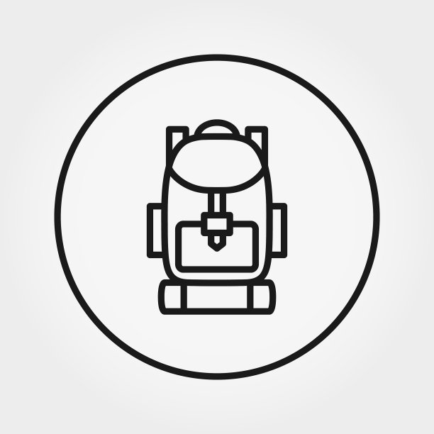 背包徒步图标编辑薄图片下载