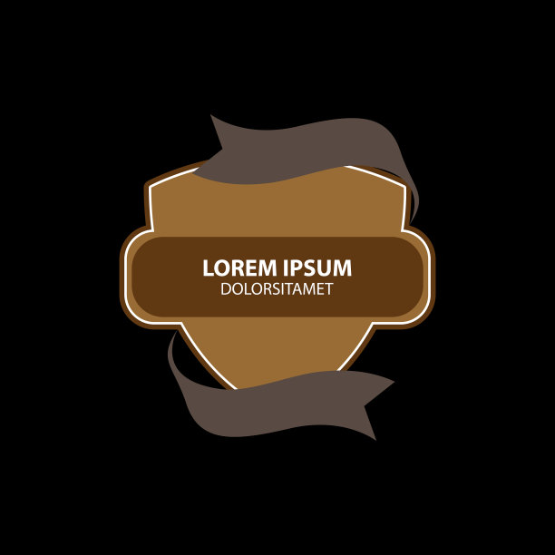 盾形标志设计概念模板图片下载