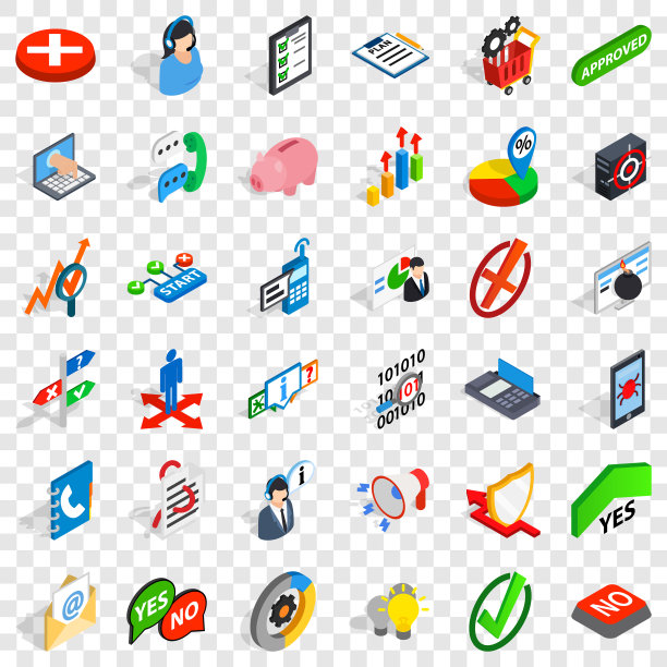 分析和统计图标设置等距图片下载