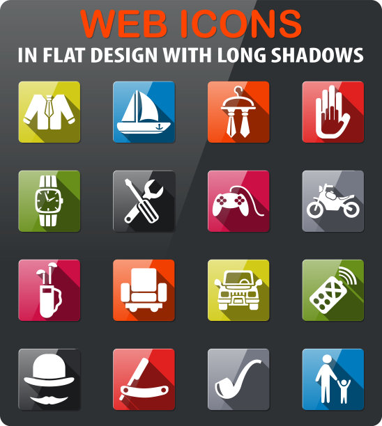 父亲节图标集图片下载