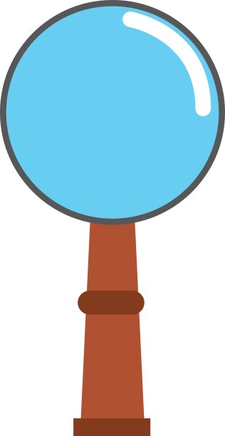 放大镜卢皮图片下载