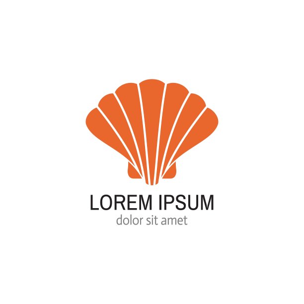 海贝标志模板图片下载