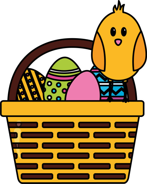 复活节快乐小鸡蛋图片下载