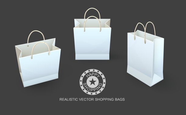 购物袋纸包装图片下载