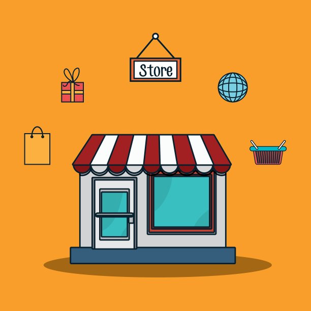 商务商店图标图片下载