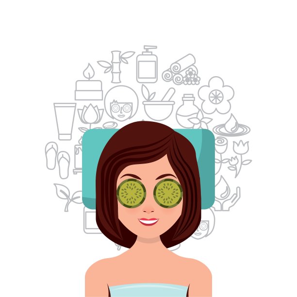 美容spa设平图标图片下载