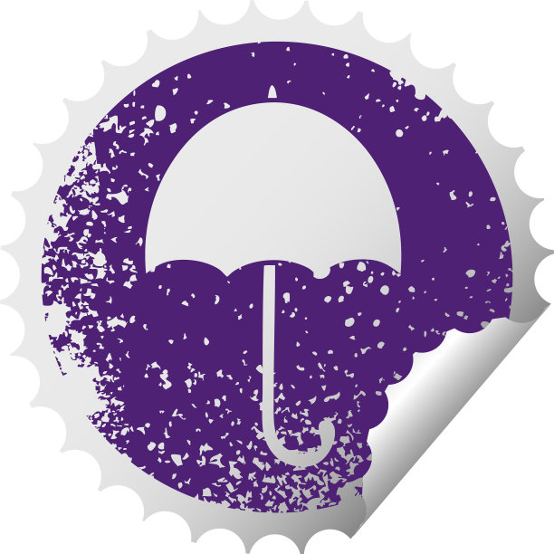 画线符号打开伞图片下载