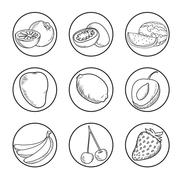 手绘的水果图片下载