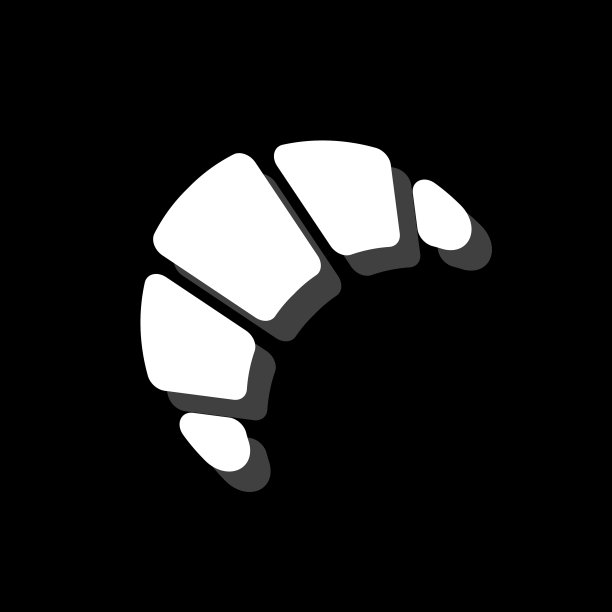 羊角面包图标平图片下载