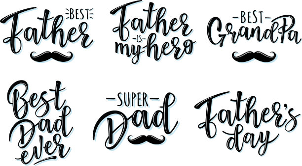 为父亲节设置的字母图片下载