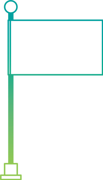 旗杆孤立图标图片下载