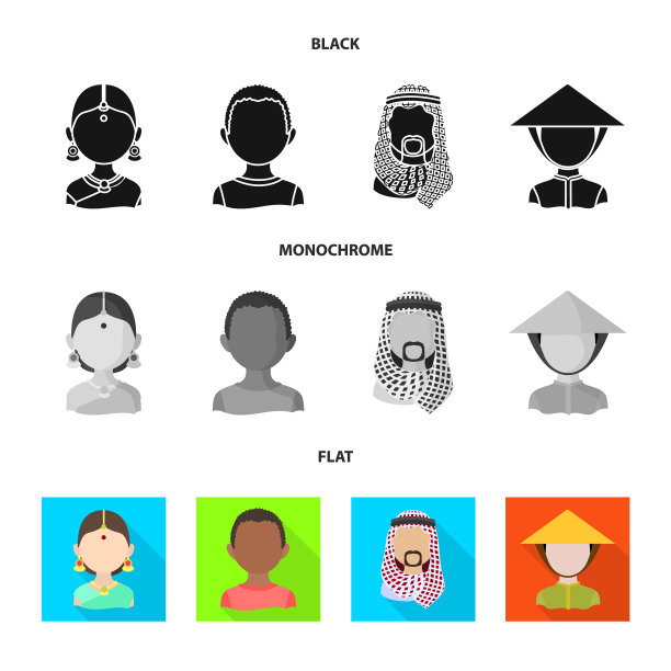 模仿者和常驻标识集的设计图片下载