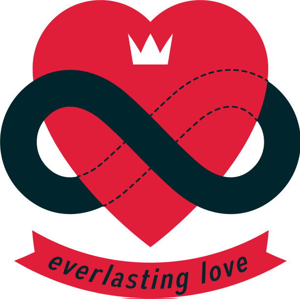用永恒的爱情概念创造符号图片下载