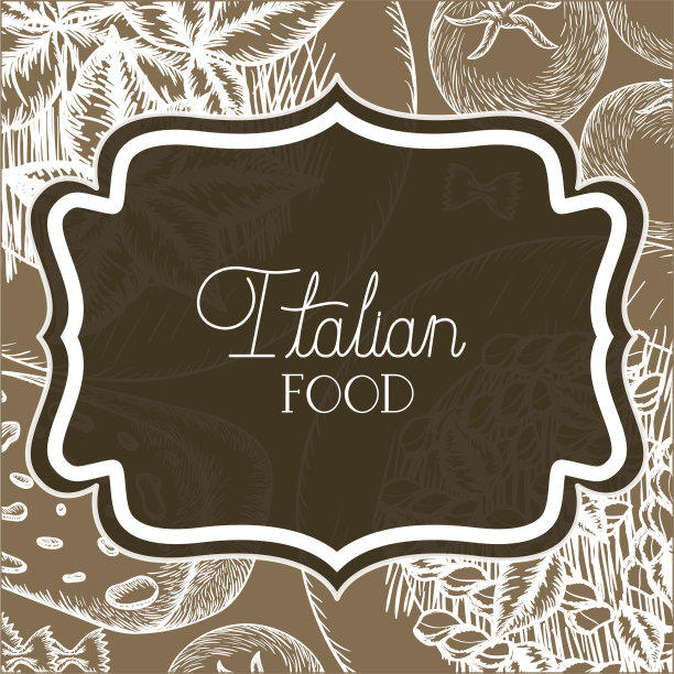 优雅的框架维多利亚与意大利食物图片下载