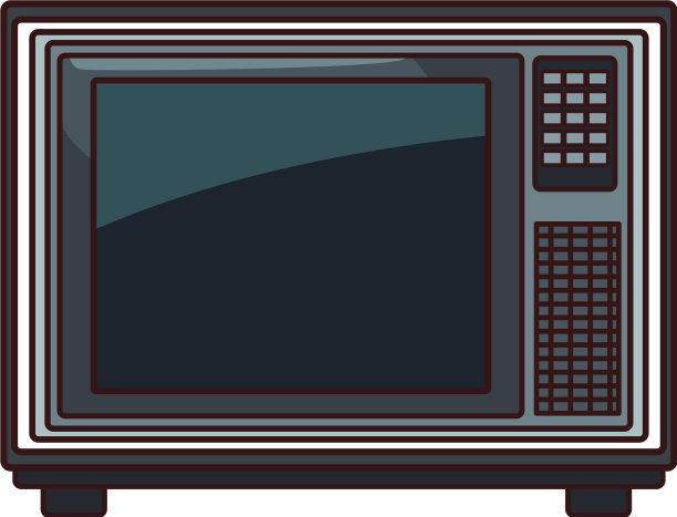 旧电视孤立图片下载