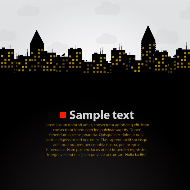 城市天际线的日出图片下载