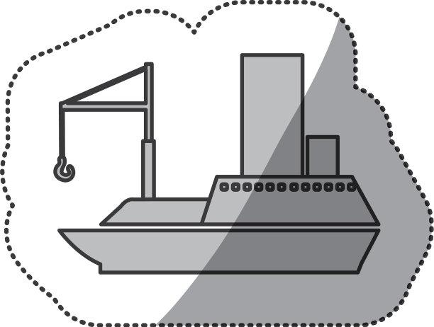 等高线船舶海上运输图片下载