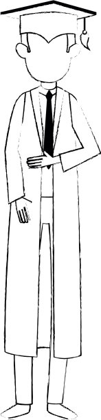 学生毕业虚拟人物图片下载