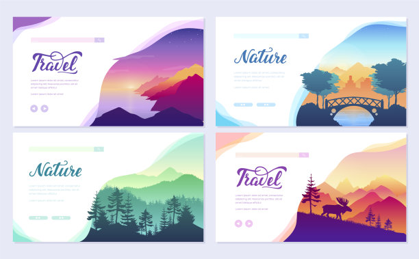 自然手册卡片设置生态模板图片下载