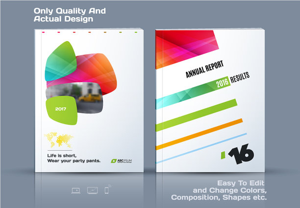 一套商业宣传册模板设计图片下载