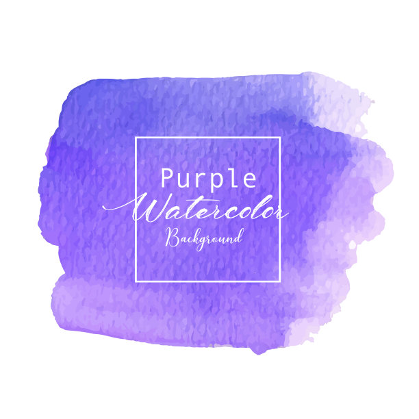 紫色抽象水彩背景图片下载