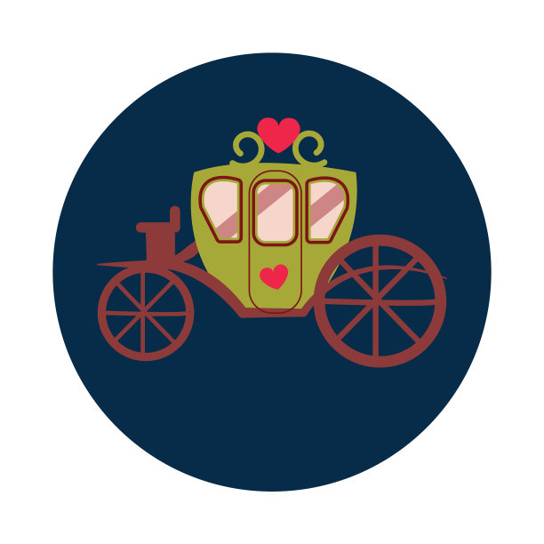 平坦的爱情教练在白色的背景图片下载