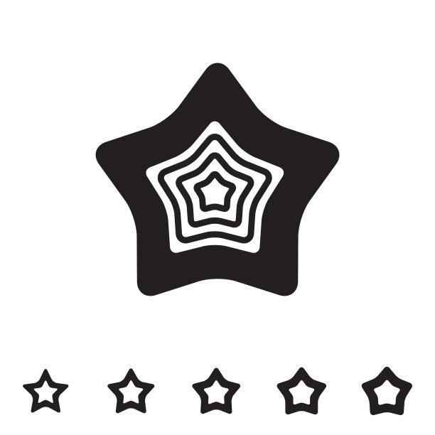 孤立的星星图标图片下载