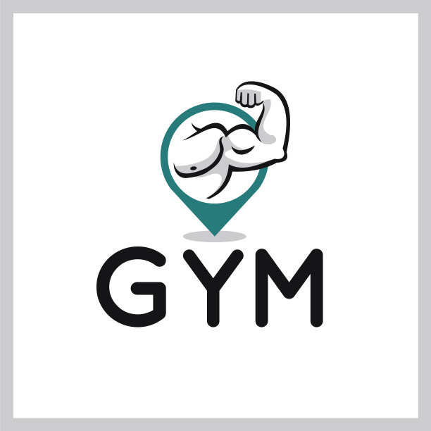 健身房点标志图片下载