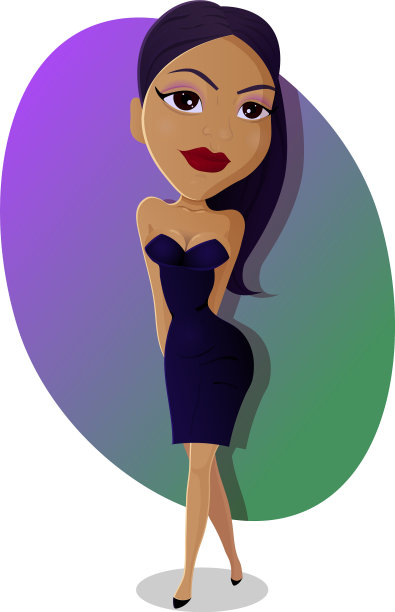 热性感美丽的女孩在短裙性感图片下载