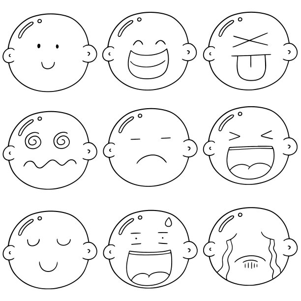 卡通脸套图片下载