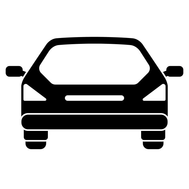 汽车图标后视图图片下载