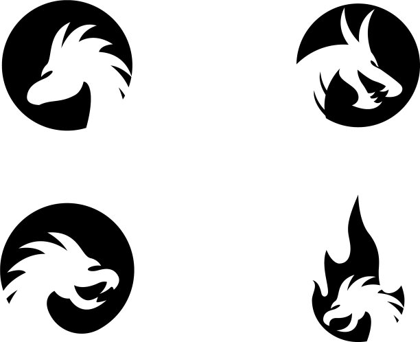 龙头标志模板图片下载