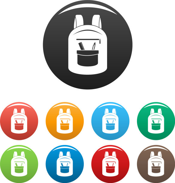 大学背包图标设置颜色图片下载