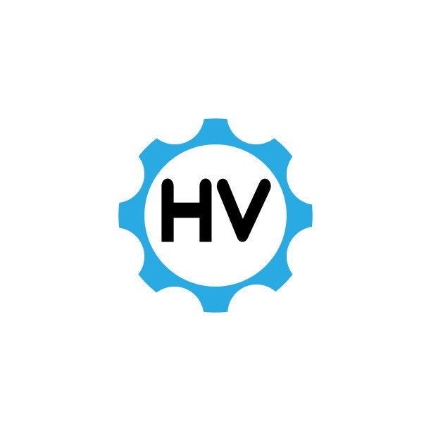 HV字母logo模板设计图片下载